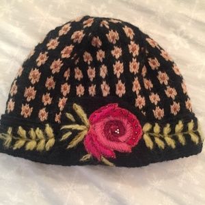 Sundance Heirloom Rose Beanie Hat